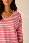 EMERY TOP - pink strip